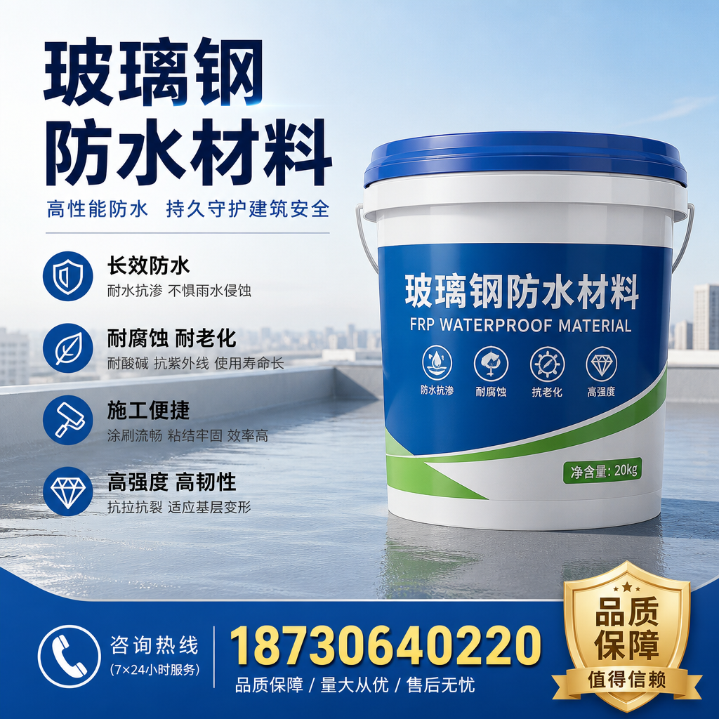 专家解析：玻璃钢防水材料的市场前景分析在 海南